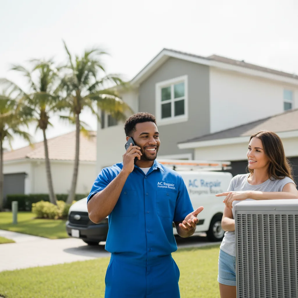 AC Repair Pompano Beach customer support in Hudson